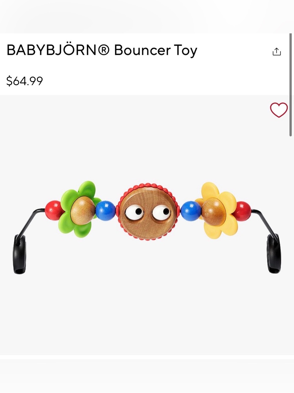 BabyBjorn toy bar